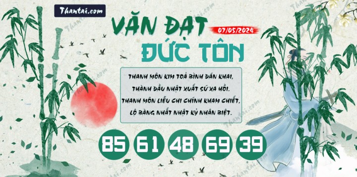 Văn Đạt Đức Tôn 22/04/2024