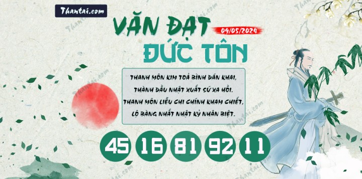 Văn Đạt Đức Tôn 24/04/2024