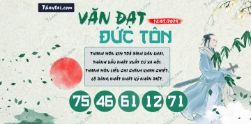 Văn Đạt Đức Tôn 13/05/2024