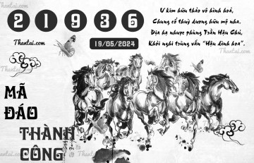 MÃ ĐÁO THÀNH CÔNG 19/05/2024