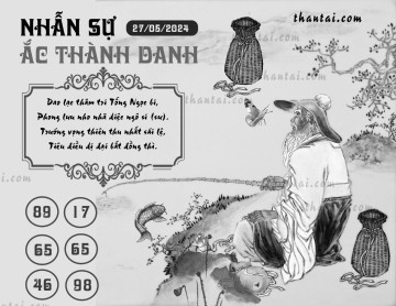 NHẪN SỰ ẮC THÀNH DANH 27/05/2024