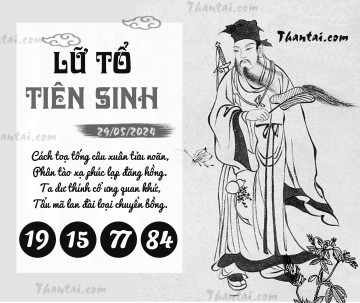 LỮ TỔ TIÊN SINH 29/05/2024