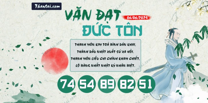 Văn Đạt Đức Tôn 22/05/2024