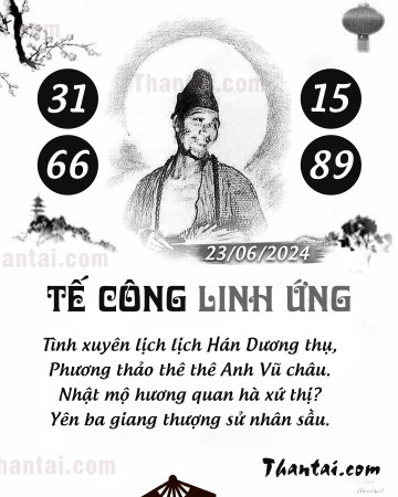 TẾ CÔNG LINH ỨNG 23/06/2024