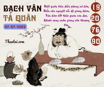 Bạch Vân Tả Quân 07/07/2023