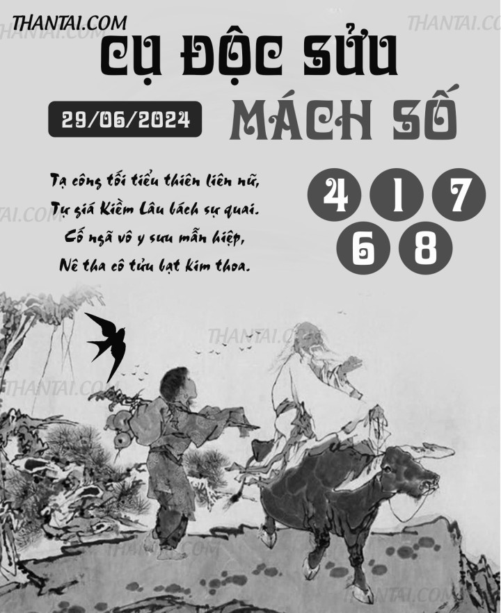 CỤ ĐỘC SỬU MÁCH SỐ 14/06/2024