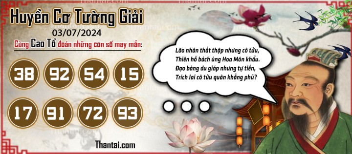 Huyền Cơ Tường Giải 18/06/2024
