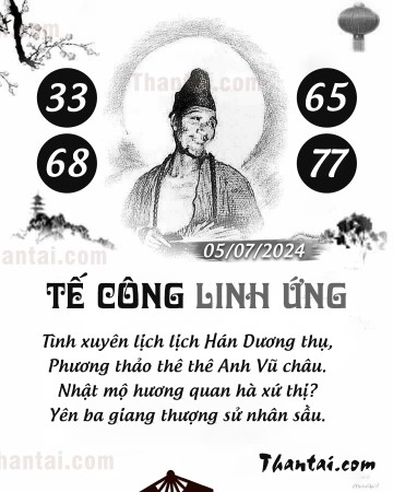 TẾ CÔNG LINH ỨNG 05/07/2024