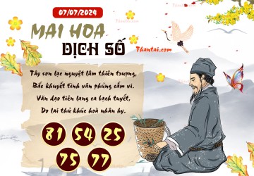 Mai Hoa Dịch Số 07/07/2024