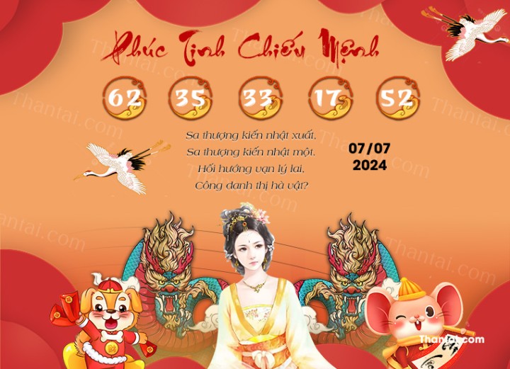Phúc Tinh Chiếu Mệnh 22/06/2024