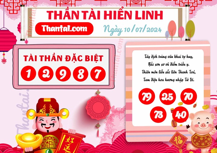 THẦN TÀI HIỂN LINH 25/06/2024