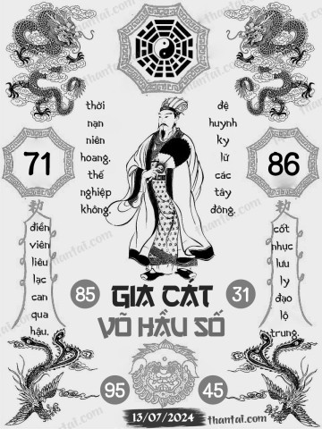 GIA CÁT VÕ HẦU SỐ 13/07/2024