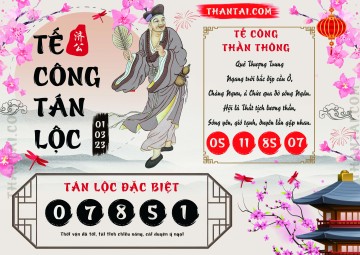 Tế Công Tán Lộc 01/03/2023