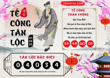 Tế Công Tán Lộc 01/08/2023