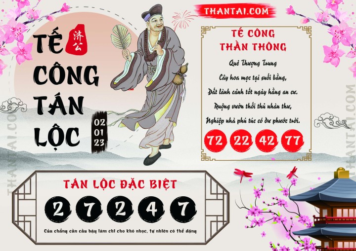 Tế Công Tán Lộc 01/01/2023