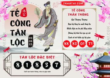 Tế Công Tán Lộc 02/08/2023