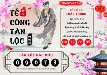 Tế Công Tán Lộc 08/03/2023