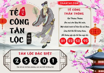 Tế Công Tán Lộc 10/08/2023