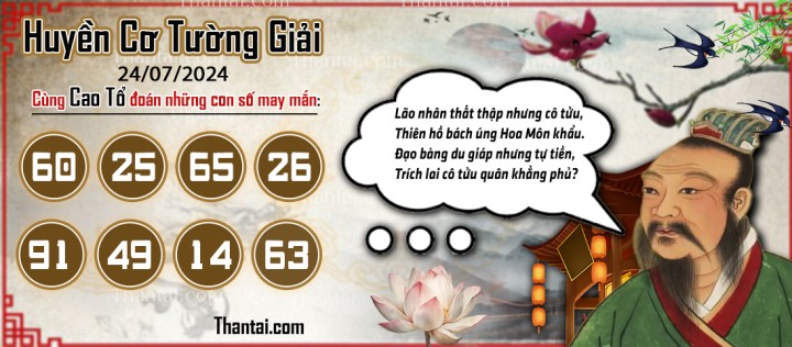 Huyền Cơ Tường Giải 09/07/2024