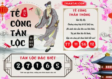 Tế Công Tán Lộc 11/03/2023