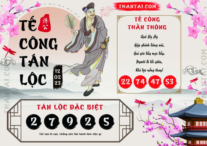 Tế Công Tán Lộc 28/01/2023