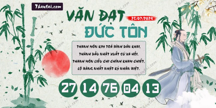 Văn Đạt Đức Tôn 10/07/2024