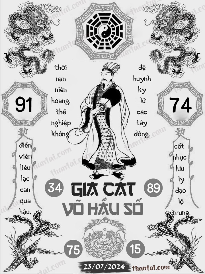 GIA CÁT VÕ HẦU SỐ 10/07/2024