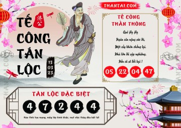 Tế Công Tán Lộc 13/03/2023