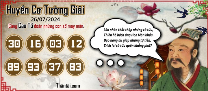 Huyền Cơ Tường Giải 11/07/2024
