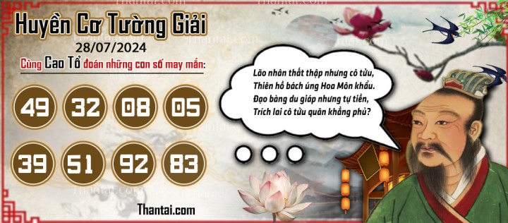 Huyền Cơ Tường Giải 13/07/2024