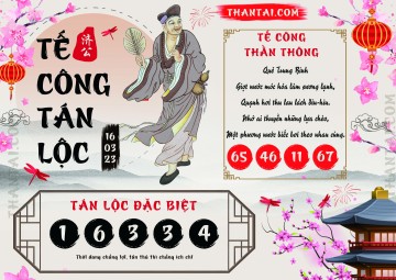 Tế Công Tán Lộc 16/03/2023