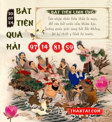 BÁT TIÊN QUÁ HẢI 30/07/2024