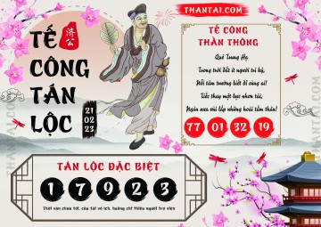 Tế Công Tán Lộc 21/02/2023