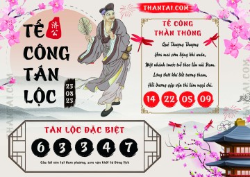 Tế Công Tán Lộc 23/08/2023