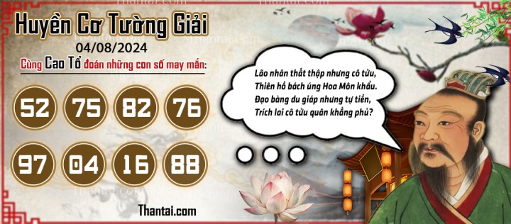 Huyền Cơ Tường Giải 20/07/2024