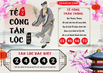 Tế Công Tán Lộc 24/07/2023