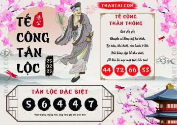 Tế Công Tán Lộc 25/02/2023