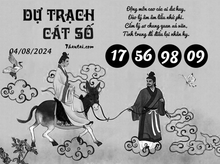 DỰ TRẠCH CÁT SỐ 20/07/2024
