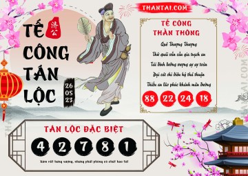 Tế Công Tán Lộc 26/05/2023