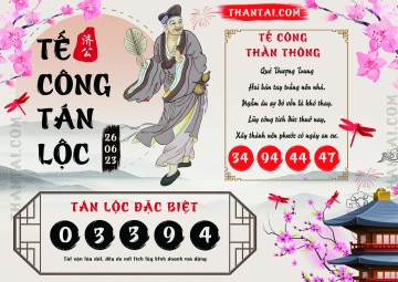 Tế Công Tán Lộc 26/06/2023