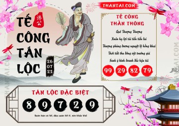 Tế Công Tán Lộc 26/07/2023