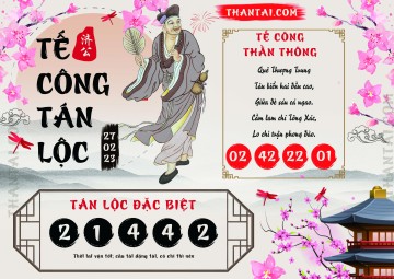 Tế Công Tán Lộc 27/02/2023