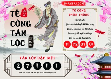 Tế Công Tán Lộc 27/07/2023