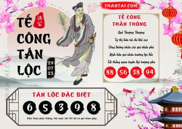 Tế Công Tán Lộc 29/07/2023