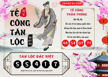 Tế Công Tán Lộc 30/07/2023