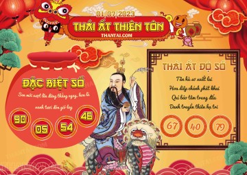 Thái Ất Thiên Tôn 01/07/2023