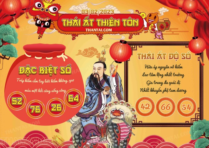 Thái Ất Thiên Tôn 19/01/2023