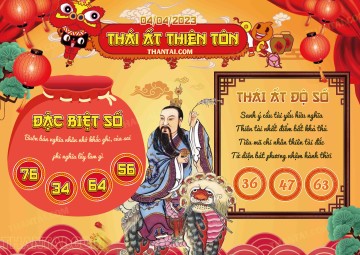 Thái Ất Thiên Tôn 04/04/2023