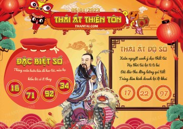 Thái Ất Thiên Tôn 05/01/2023