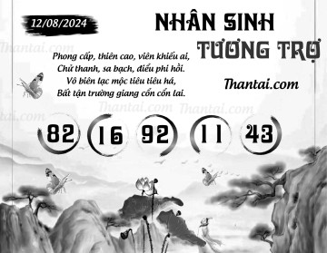 NHÂN SINH TƯƠNG TRỢ 12/08/2024